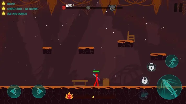 Stickman Exile Hero android App screenshot 3