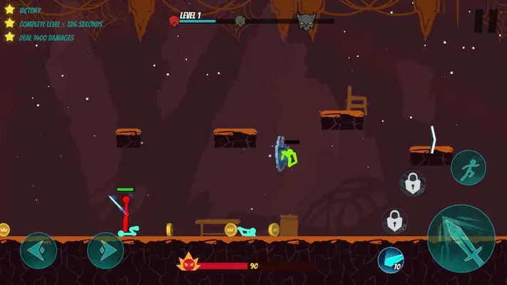 Stickman Exile Hero android App screenshot 6